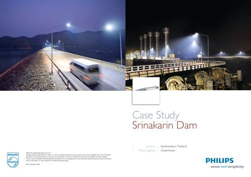 Case Study Srinakarin Dam - Lighting - Philips
