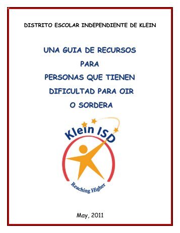 Una Guia De Recursos Para Personas Que Tienen - Klein ...