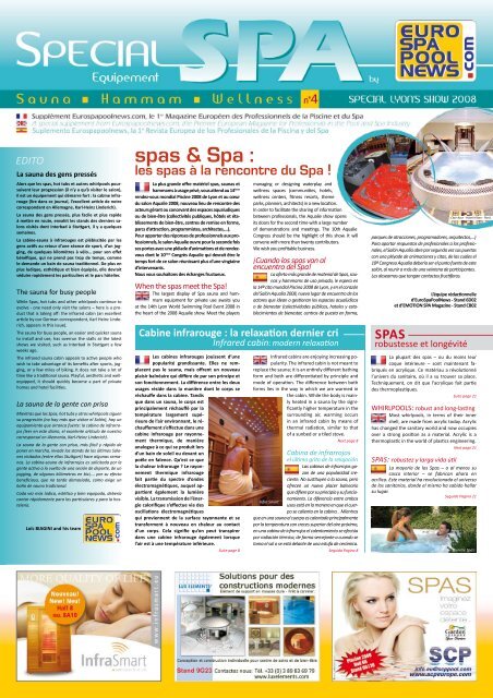 spas & Spa : - Eurospapoolnews.com