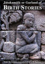Jatakamala: Garland of Birth Stories - Ancient Buddhist Texts