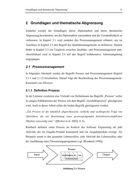 und Prozessmanagement in kollaborativen Arbeitsumgebungen