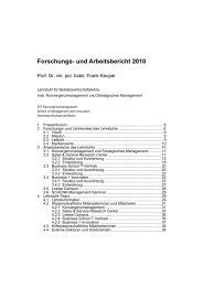 Forschungs- und Arbeitsbericht 2010 - Konvergenz-management.com