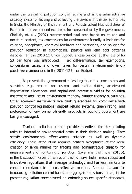 Science and Economics for Sustainable Development of India