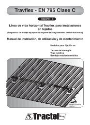 Instrucciones para el usuario - Tractel