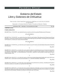 MiÃ©rcoles 5 de noviembre 2008 - Gobierno del Estado de Chihuahua