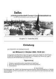 INFO13-2002 - Arbeitsgemeinschaft Essener Geschichtsinitiativen