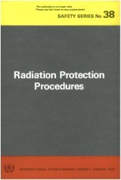 Radiation Protection Procedures - gnssn - International Atomic ...