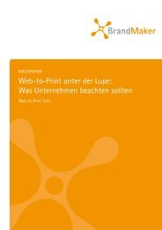 Web-to-Print unter der Lupe: Was Unternehmen ... - BrandMaker