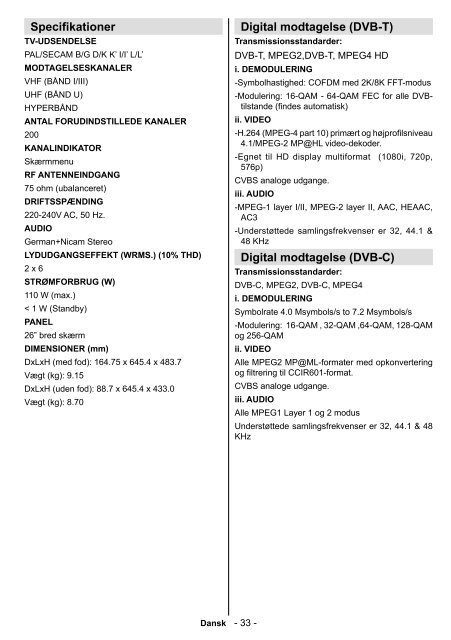 26LDV400 - Dantax