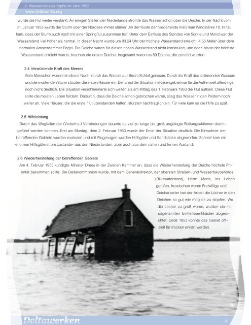 1. Die Niederlande und das Wasser - Deltawerken
