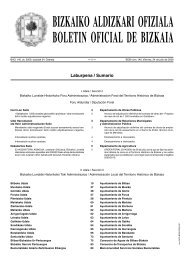 bizkaiko aldizkari ofiziala boletin oficial de bizkaia - Licencias de ...