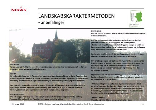 LANDSKABSKARAKTERMETODEN - Dansk Byplanlaboratorium