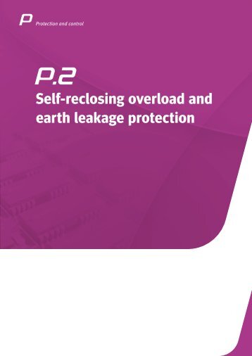 Self-reclosing overload and earth leakage protection - Circutor