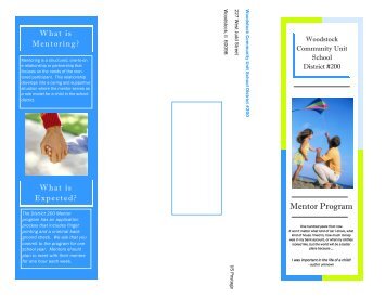 Mentor Program Brochure