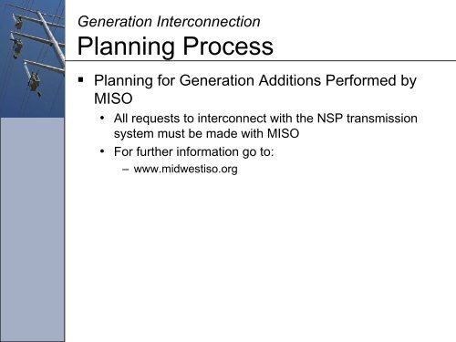 NSP System: 10-Year Transmission Plan / 20-Year ... - Xcel Energy