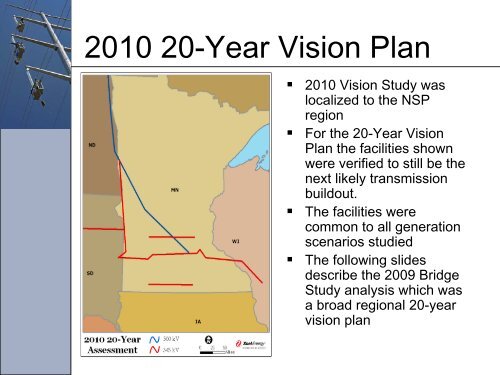 NSP System: 10-Year Transmission Plan / 20-Year ... - Xcel Energy