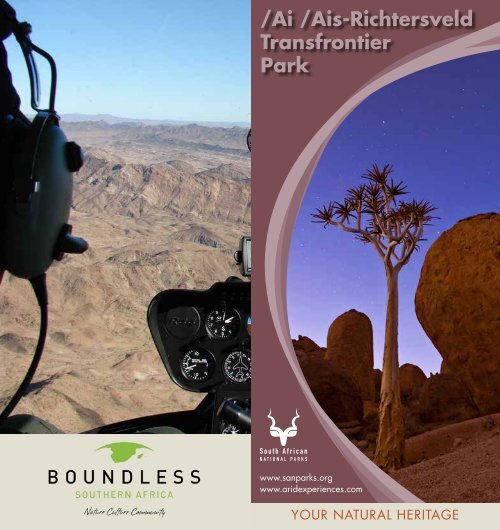 Ai-|Ais/Richtersveld Transfrontier Park e-brochure - SANParks