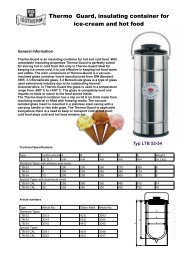 Thermo Guard, insulating container for ice-cream and - KGW Isotherm