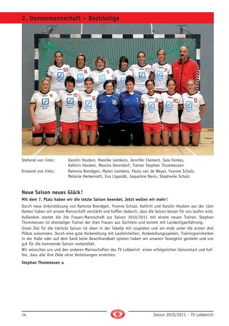 Handballfieber 2010 / 2011 - TV Lobberich