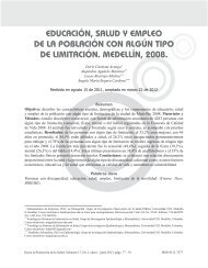 educación, salud y empleo de la población con algún tipo de ...