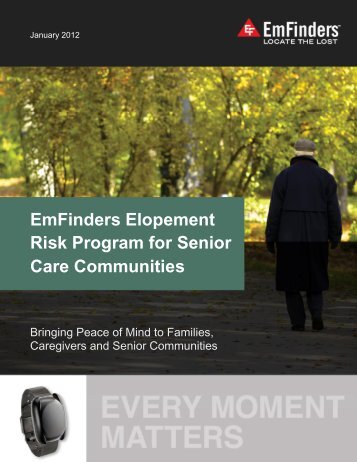 EmFinders Elopement Risk Program for Senior Care ... - ASPE