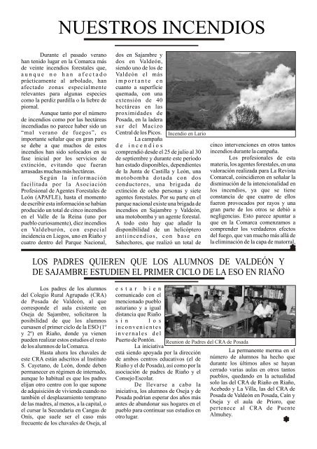 Gacetilla en .PDF - Revista Comarcal de la Montaña de Riaño