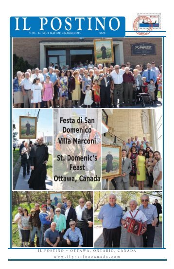 May 2013 PDF Vol. 14 No. 9 - Il Postino Canada