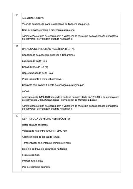 Portaria GM/MS nÂº 544/2001