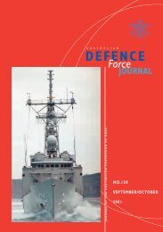 ISSUE 150 : Sep/Oct - 2001 - Australian Defence Force Journal