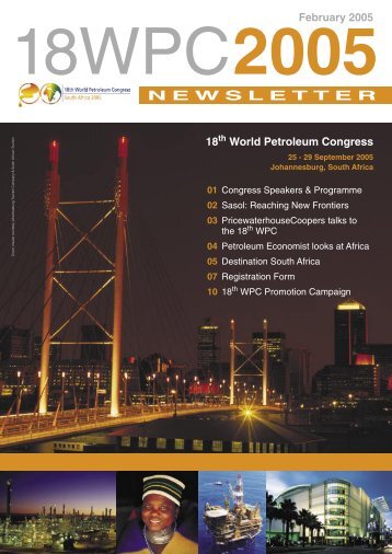 newsletter (600k pdf document, including registration forms) - World ...