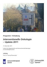 Programm - Radiologie - UniversitÃ¤tsSpital ZÃ¼rich