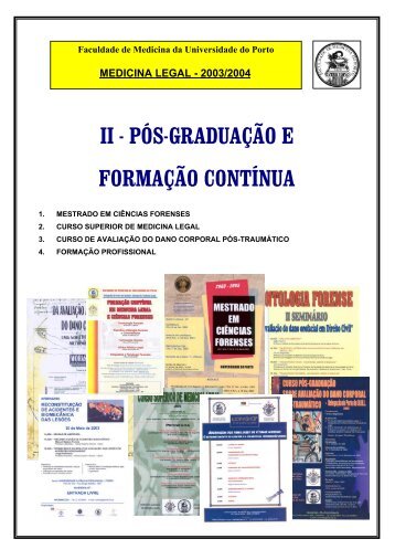 Mestrado em Ciências Forenses - Universidade do Porto