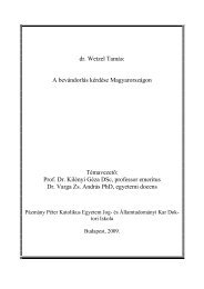 dr. Wetzel Tamás - Jog- és Államtudományi Kar - Pázmány Péter ...