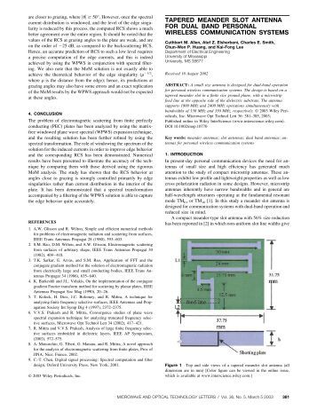 Broadband microstrip fed slot radiator