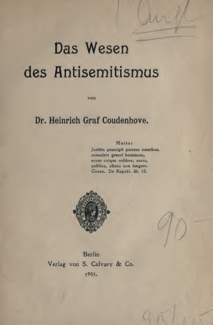 Das Wesen des Antisemitismus - WordPress.com