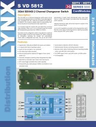 S VD 5812 Rev 1.4.indd - LYNX Technik AG