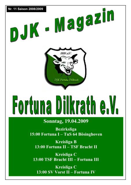 Heft 11 - Fortuna Dilkrath