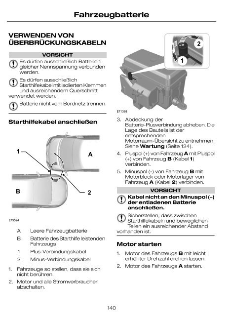 Feel the difference FordTransit Betriebsanleitung