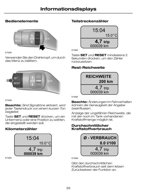 Feel the difference FordTransit Betriebsanleitung