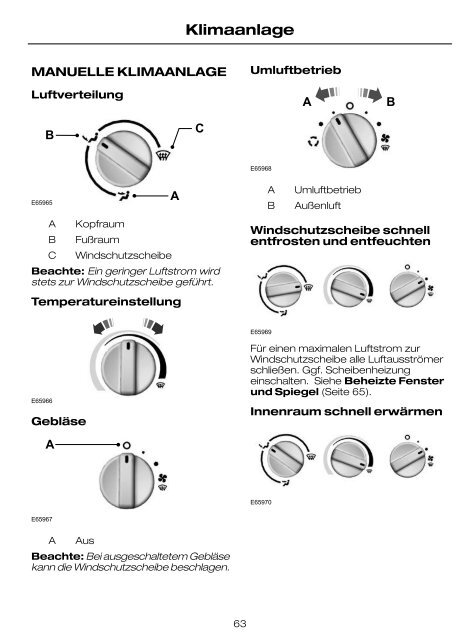 Feel the difference FordTransit Betriebsanleitung