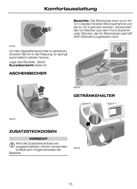 Feel the difference FordTransit Betriebsanleitung