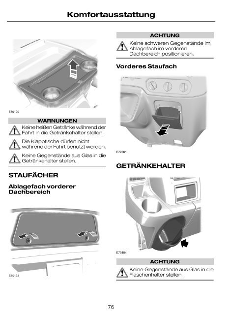 Feel the difference FordTransit Betriebsanleitung