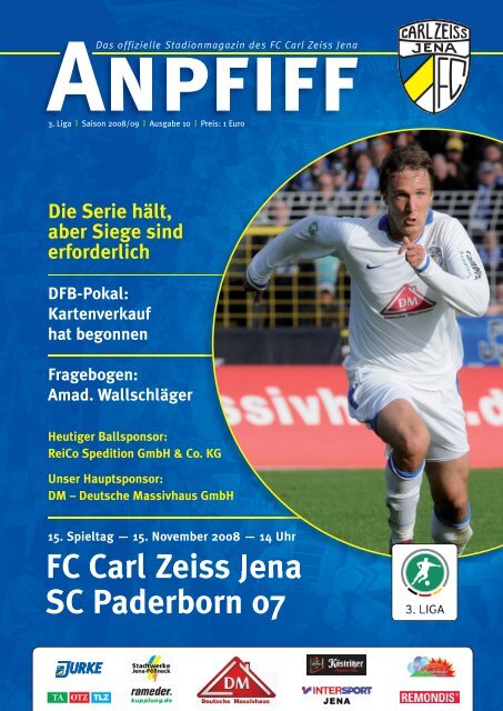 Programm 2005/06 Hertha BSC Berlin Am Carl Zeiss Jena 
