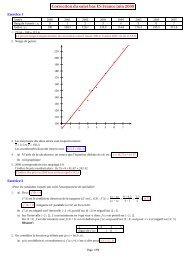 Correction du sujet bac ES France juin 2009 - Apmep