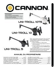 Mini-Troll Manual - Cannon Downriggers