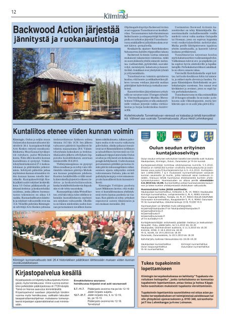 Lasten MINIMARATON la 29.5 - PudasjÃ¤rvi-lehti ja VKK-Media Oy