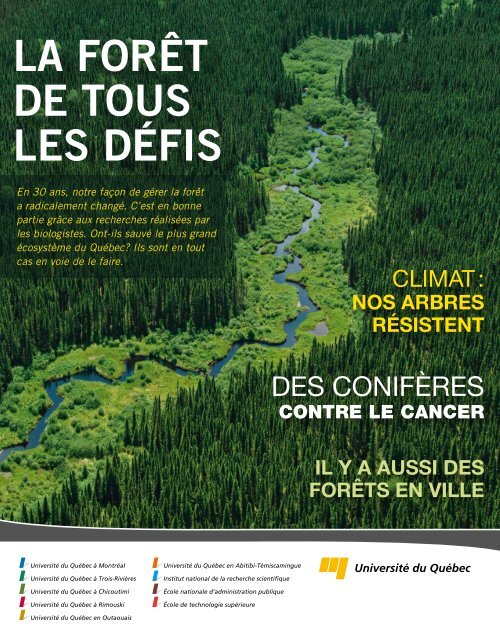 LA FORÊT DE TOUS LES DÉFIS - Université du Québec