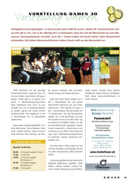 Editorial - Home - Schweriner Tennis-Club 1908 e. V. - T-Online