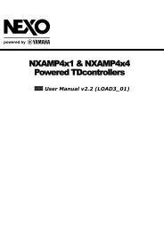 NXAMP4x1 & NXAMP4x4 User Manual - Nexo