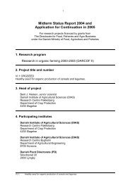 Midterm Status Report 2004 and Application for ... - okoforsk
